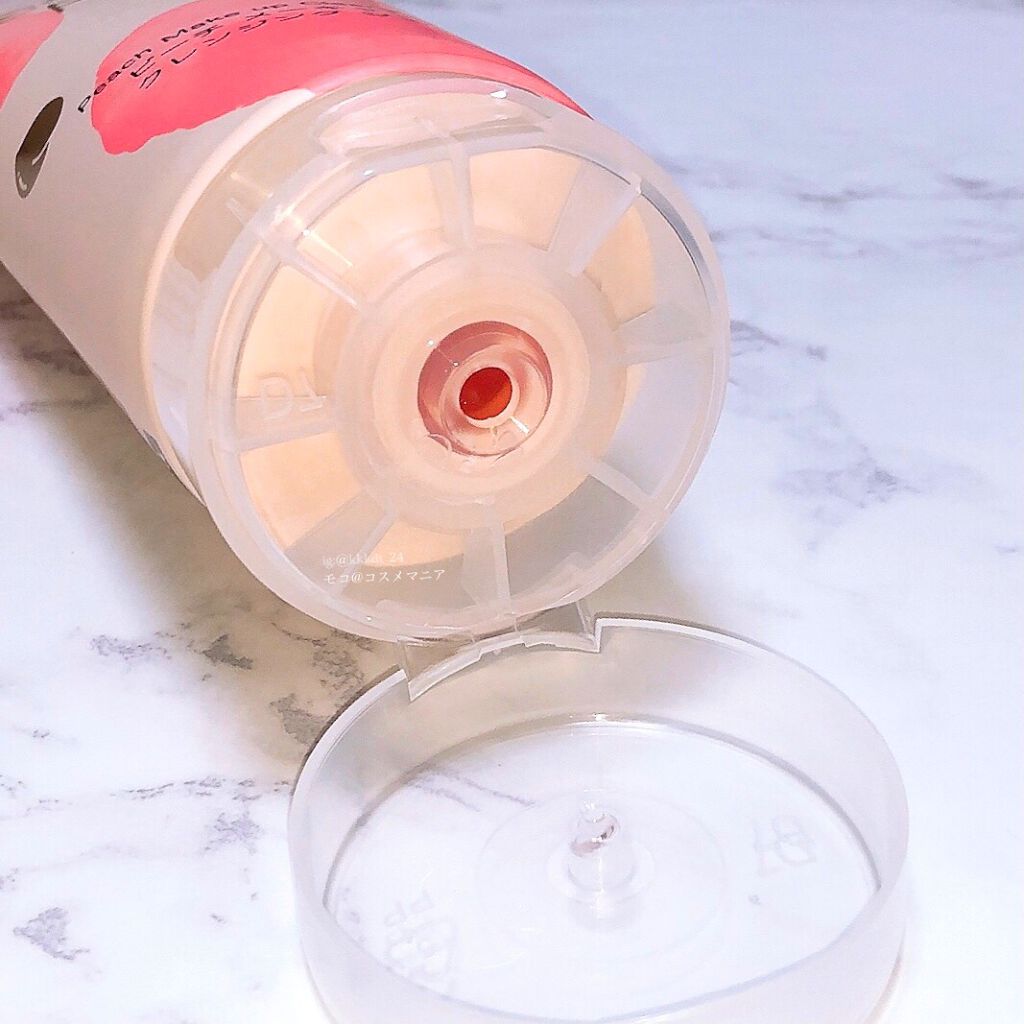 ピーチメーキャップクレンジングジェル/sesekira/クレンジングジェルを使ったクチコミ(3枚目)