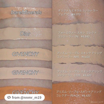 プリズム・リーブル・スキンケアリング・コンシーラー/GIVENCHY/リキッドコンシーラーを使ったクチコミ(4枚目)