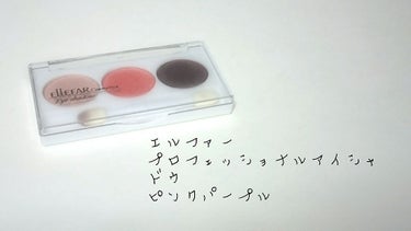 エルファー プロフェッショナル アイシャドウ/DAISO/アイシャドウパレットを使ったクチコミ（1枚目）