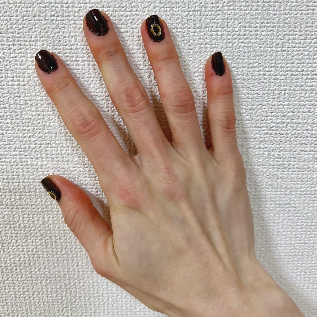 ネイルシール/DAISO/ネイルシールを使ったクチコミ（3枚目）