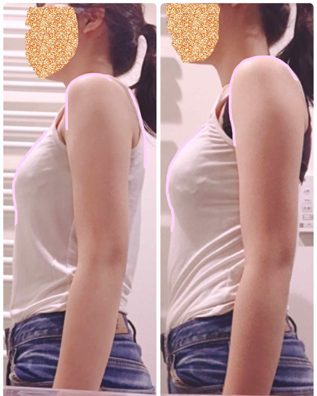 ひよわ on LIPS 「姿勢矯正ベルトだけど巻き肩、バストアップにもちょっと効果あるサ..」(2枚目)