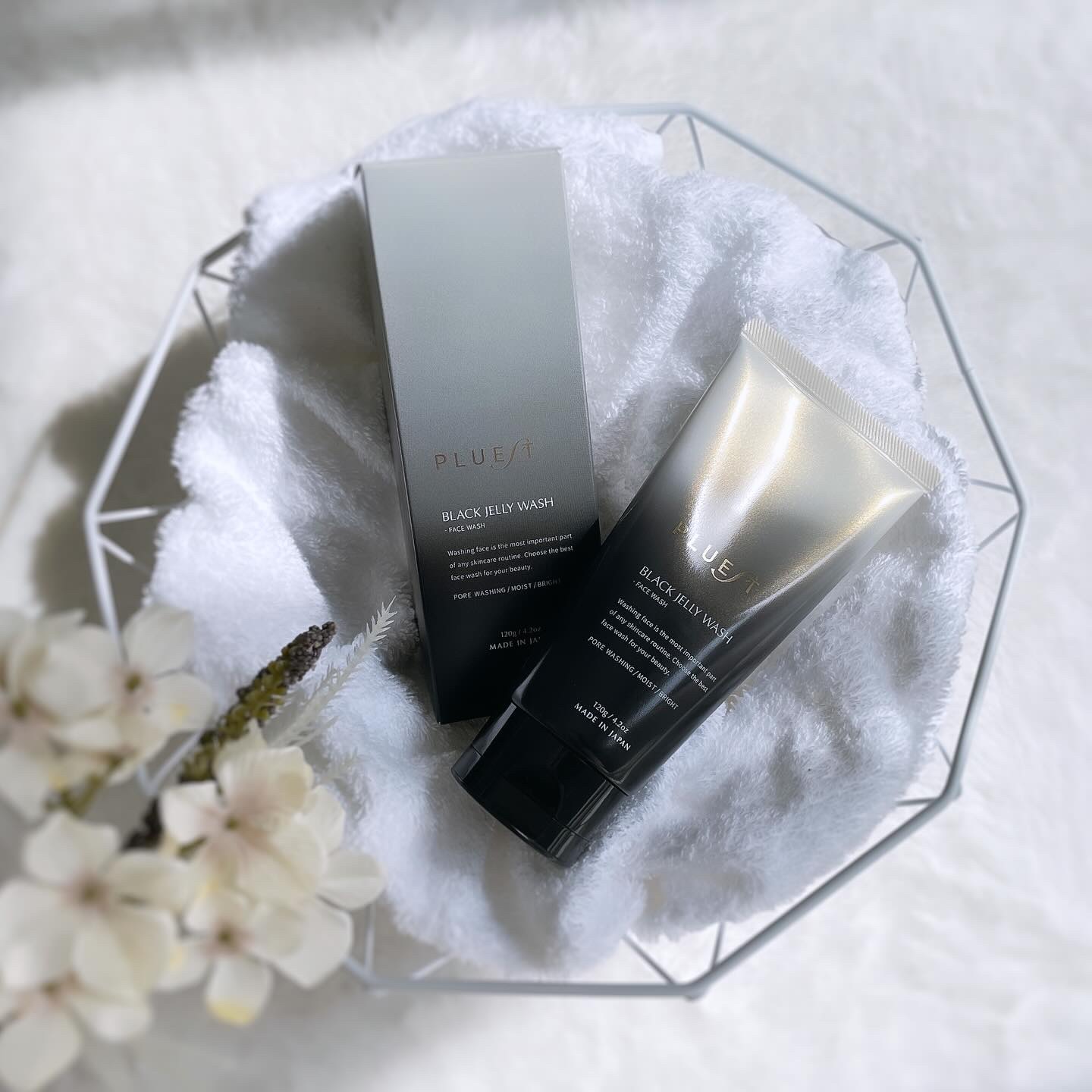 BLACK JELLY WASH（ブラックジェリーウォッシュ）/PLUEST/その他洗顔料を使ったクチコミ（1枚目）