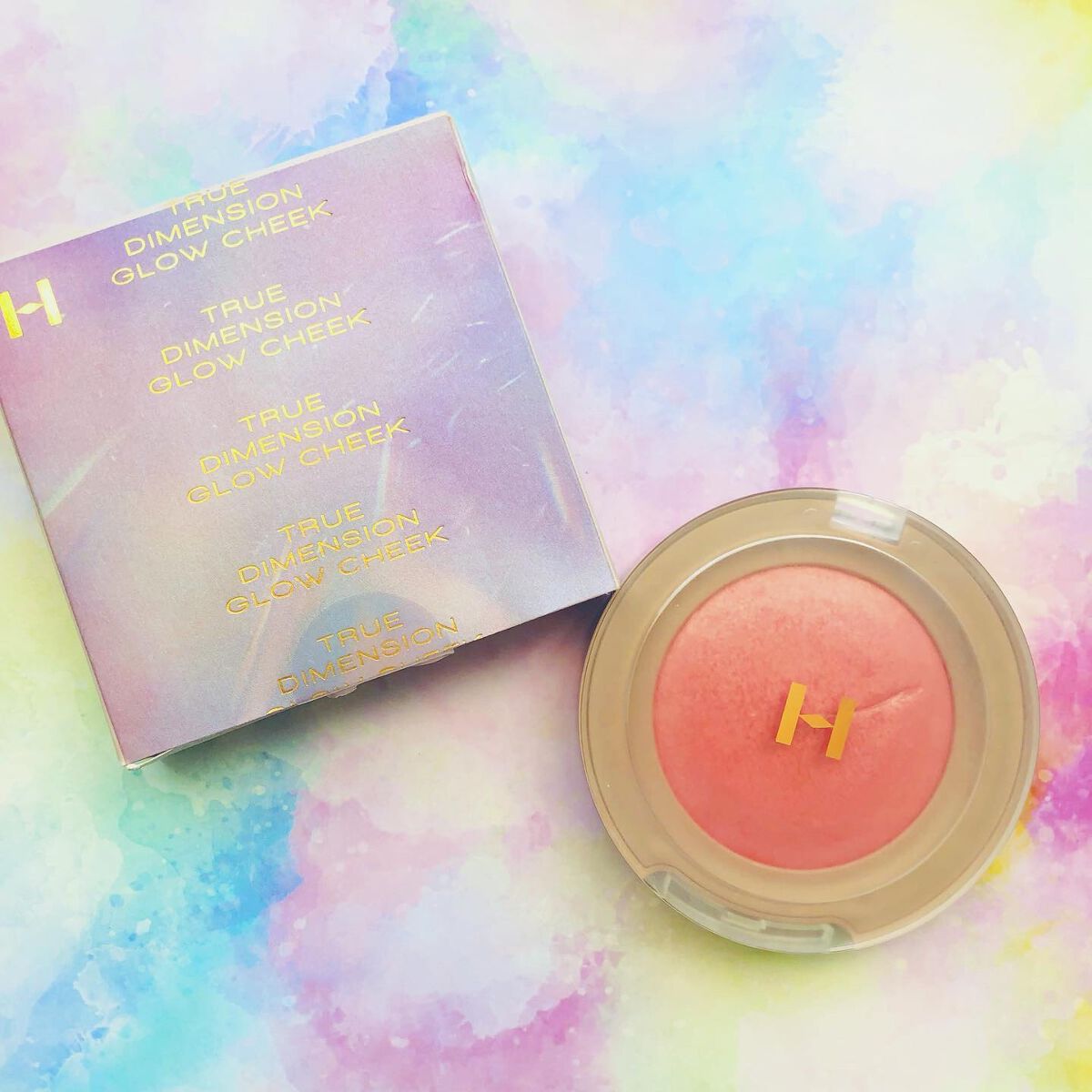 トゥルーディメンショングロウチーク/hince/パウダーチークを使ったクチコミ（1枚目）