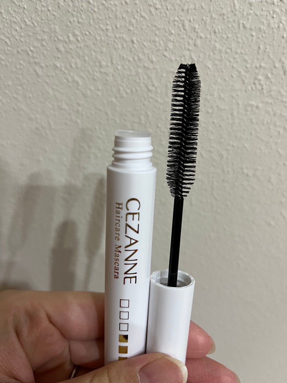 ヘアケアマスカラ/CEZANNE/ヘアジェルを使ったクチコミ(4枚目)