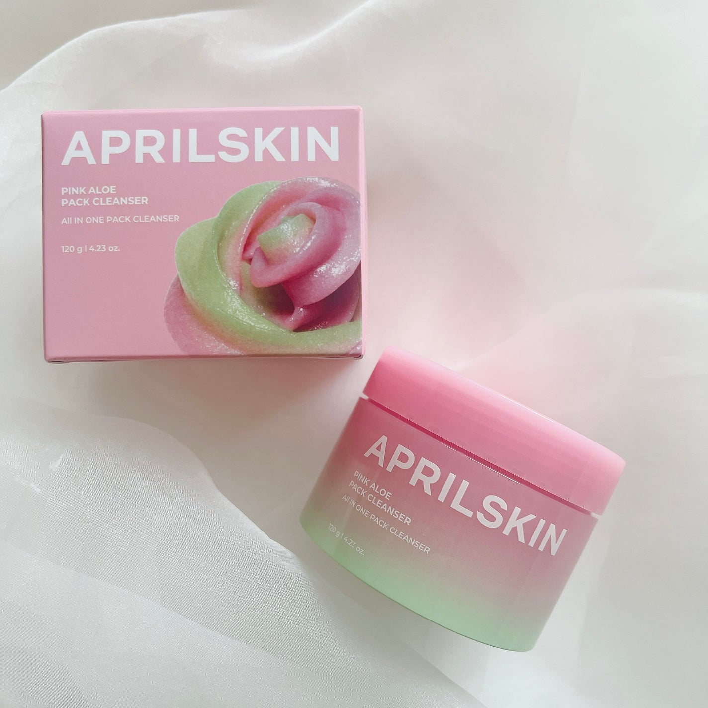 ピンクアロエメレンゲクレンザー/APRILSKIN/その他洗顔料を使ったクチコミ(4枚目)