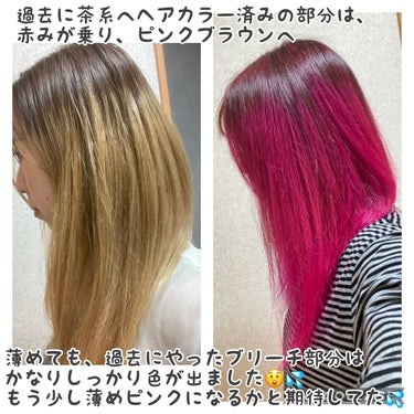 ヘアカラークリーム フューシャショック Fuschia Shock/マニックパニック/ヘアカラーの画像