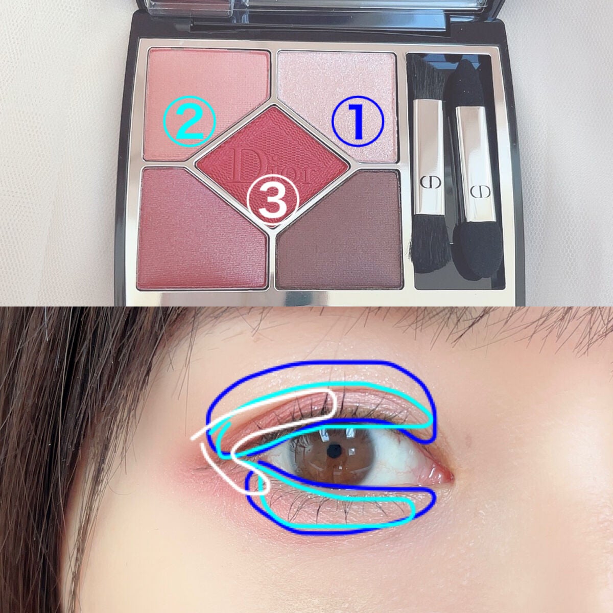 【旧】サンク クルール クチュール/Dior/アイシャドウパレットを使ったクチコミ(3枚目)