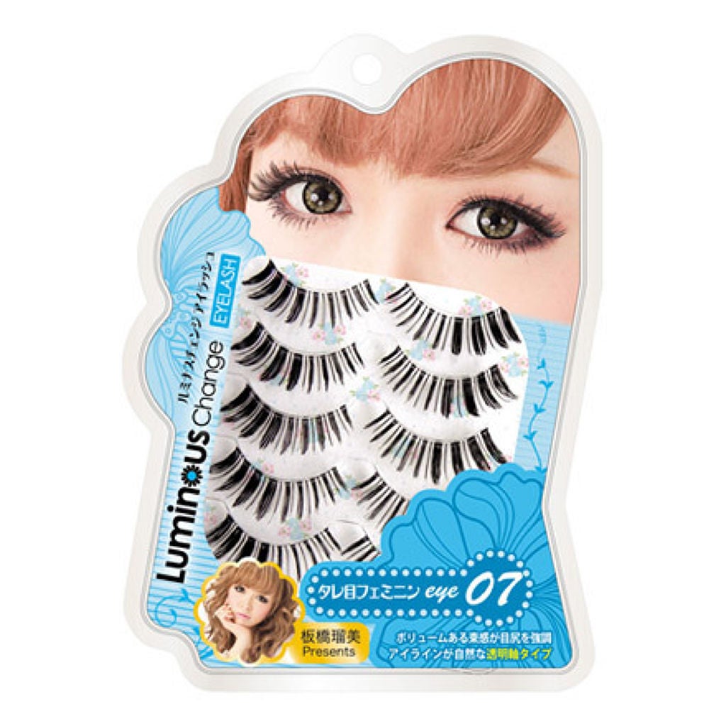 ルミナスチェンジ アイラッシュ LA-07 タレ目フェミニンEYE