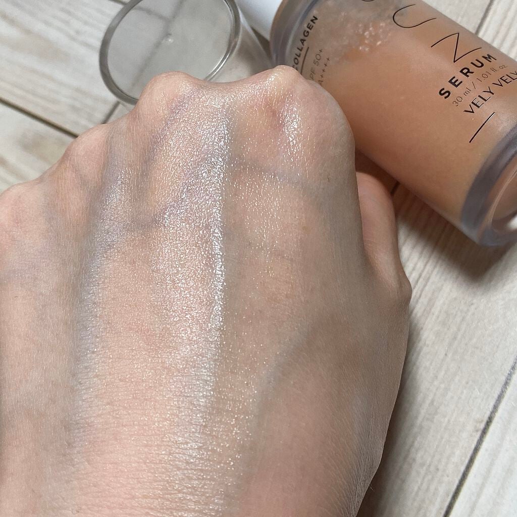 ハリケアコラーゲンサンセラム/VELY VELY/日焼け止めジェルを使ったクチコミ(3枚目)