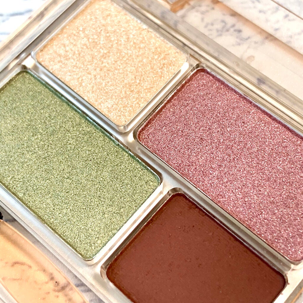 GENE TOKYO リラクシーアイシャドウ/DAISO/アイシャドウパレットを使ったクチコミ(4枚目)