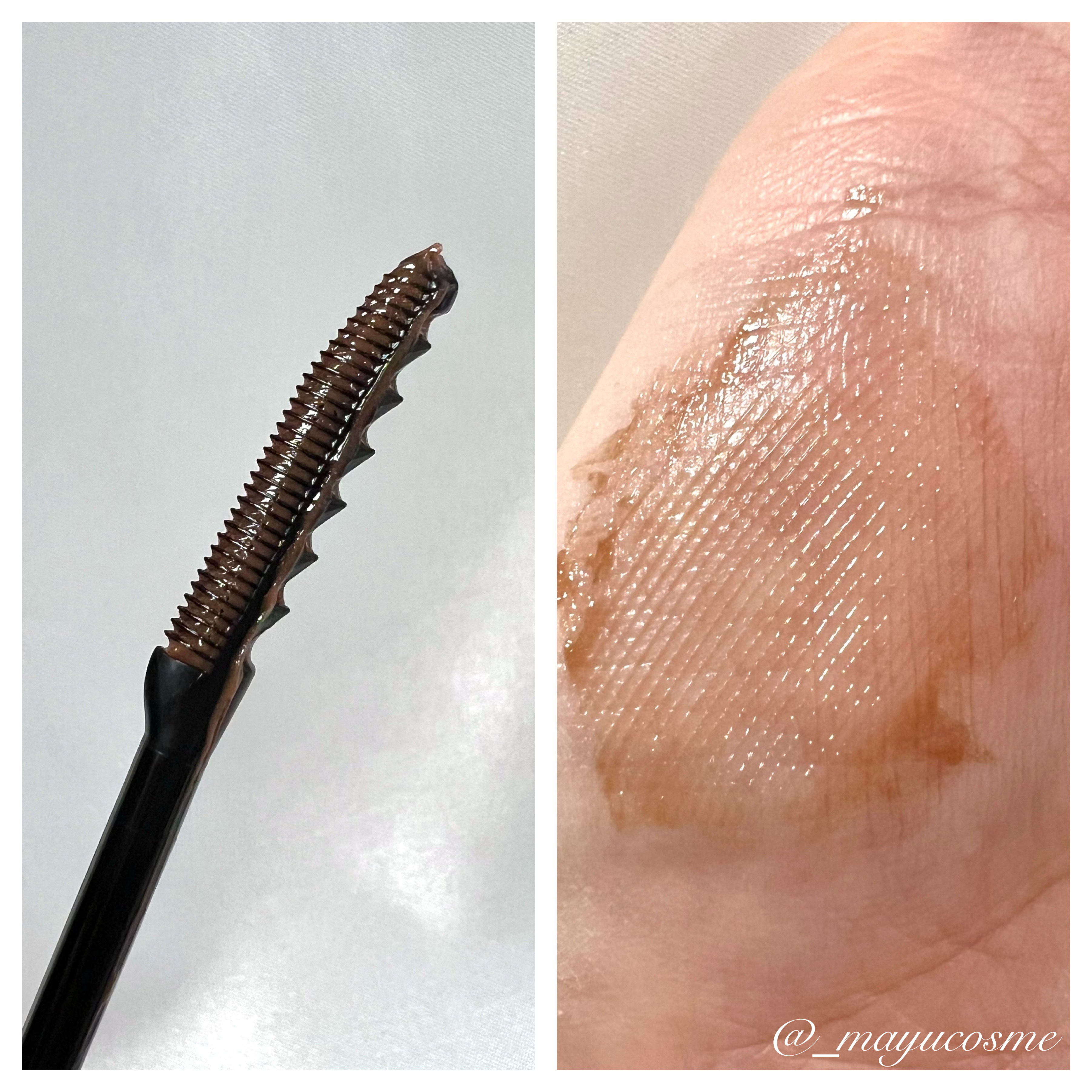 エテュセ アイエディション(ラッシュトップコート) 02 ラスターブラウン/ettusais/マスカラトップコートを使ったクチコミ（2枚目）