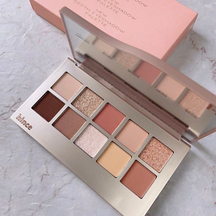 ニューデップスアイシャドウパレット/hince/アイシャドウパレットを使ったクチコミ(1枚目)