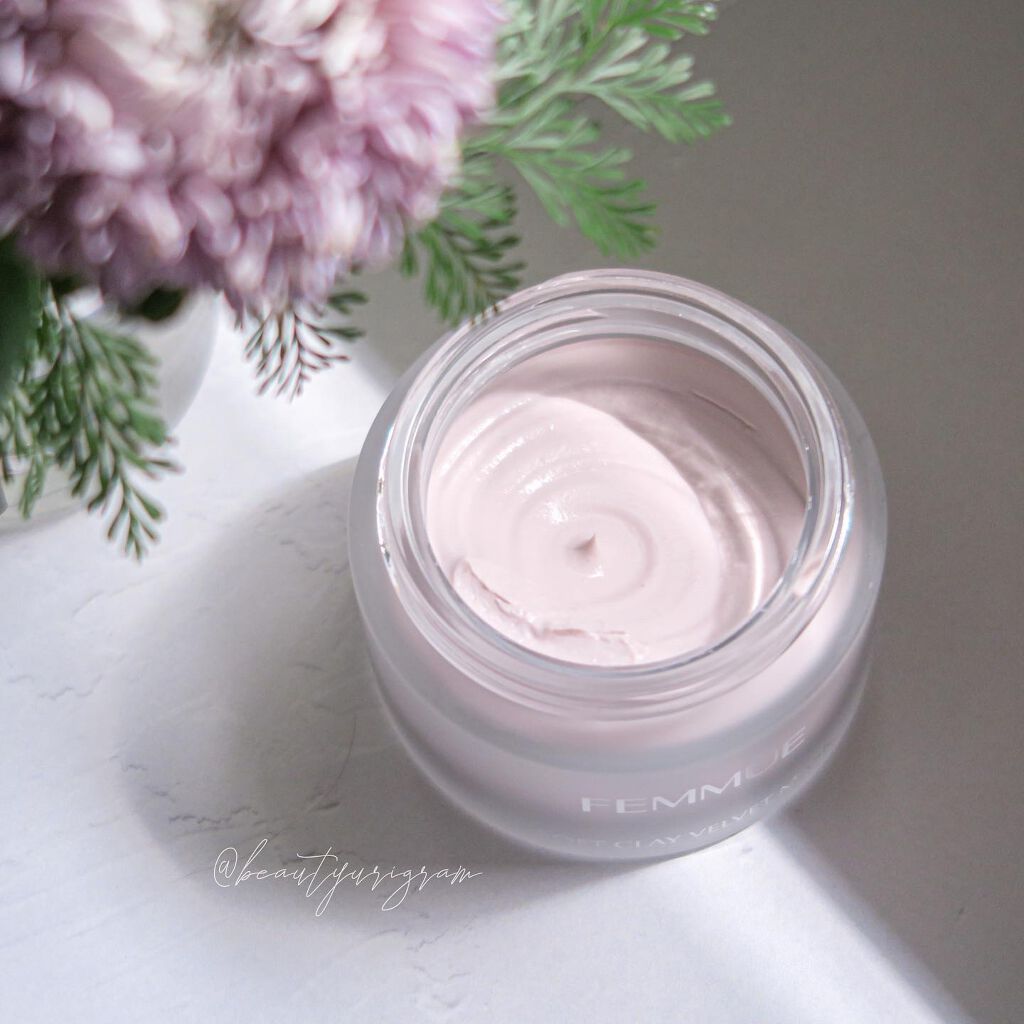 ソフトクレイ ベルベットマスク/FEMMUE/洗い流すパック・マスクを使ったクチコミ(2枚目)