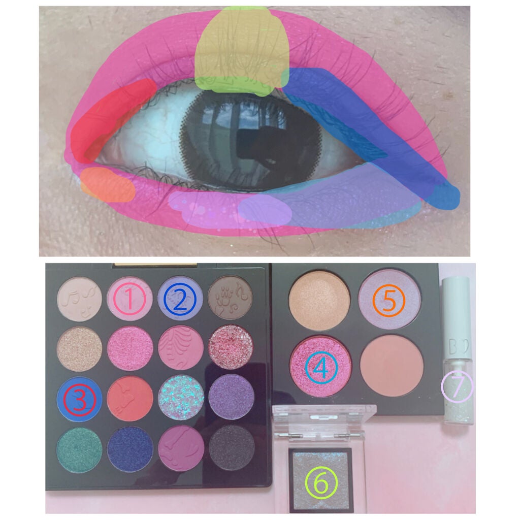 グリッターライナー/b idol/グリッターを使ったクチコミ(4枚目)