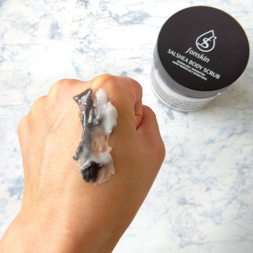 ソルシアボディスクラブ/fonskin/ボディスクラブを使ったクチコミ（3枚目）