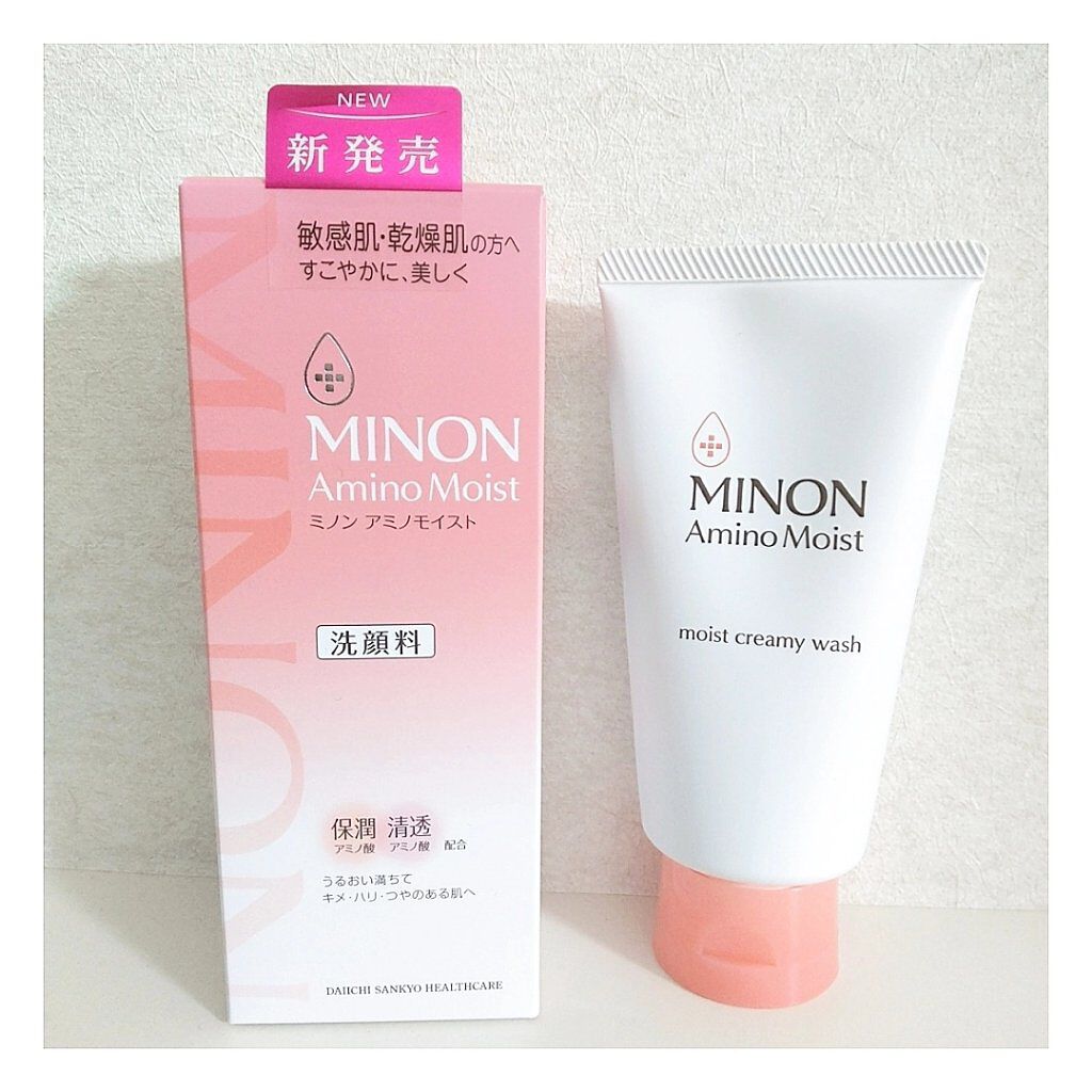 アミノモイスト モイストクリーミィ ウォッシュ/ミノン/洗顔フォームを使ったクチコミ（1枚目）