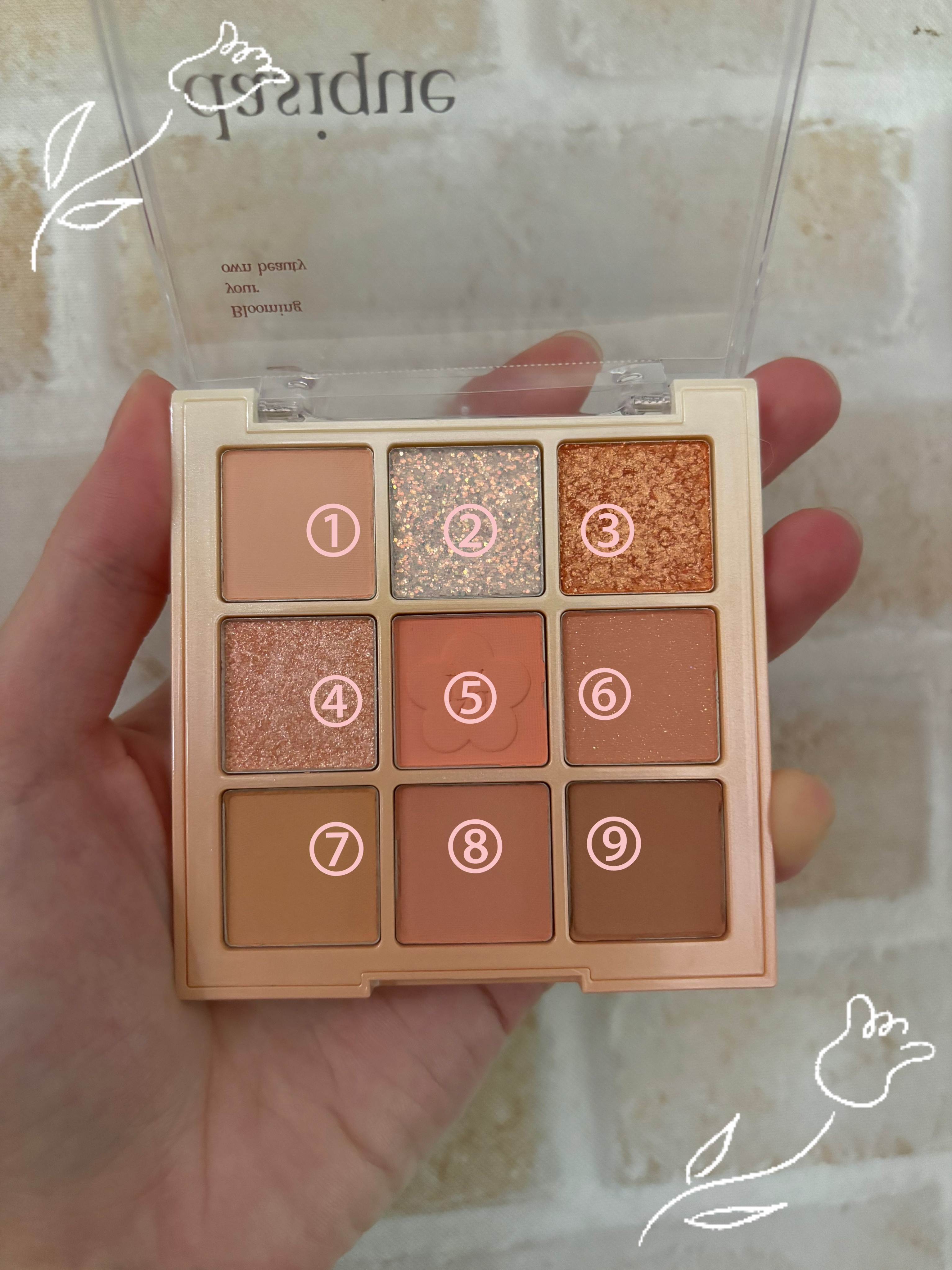 シャドウパレット/dasique/アイシャドウパレットを使ったクチコミ（2枚目）