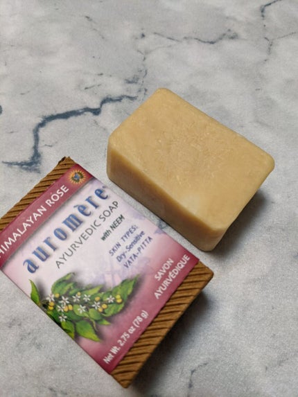 アーユルヴェーダ 石鹸 ヒマラヤローズ/auromère(オーロメア)/その他を使ったクチコミ(7枚目)