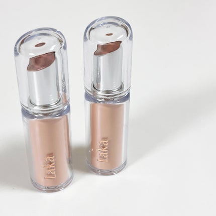 ボンディンググロウリップスティック/Laka/口紅を使ったクチコミ(7枚目)