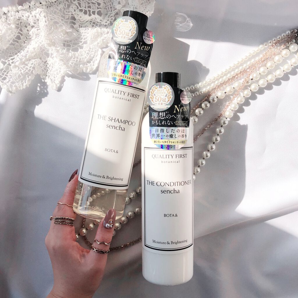 ボタアンド ザ シャンプー <sencha>/クオリティファースト/市販シャンプーを使ったクチコミ（1枚目）