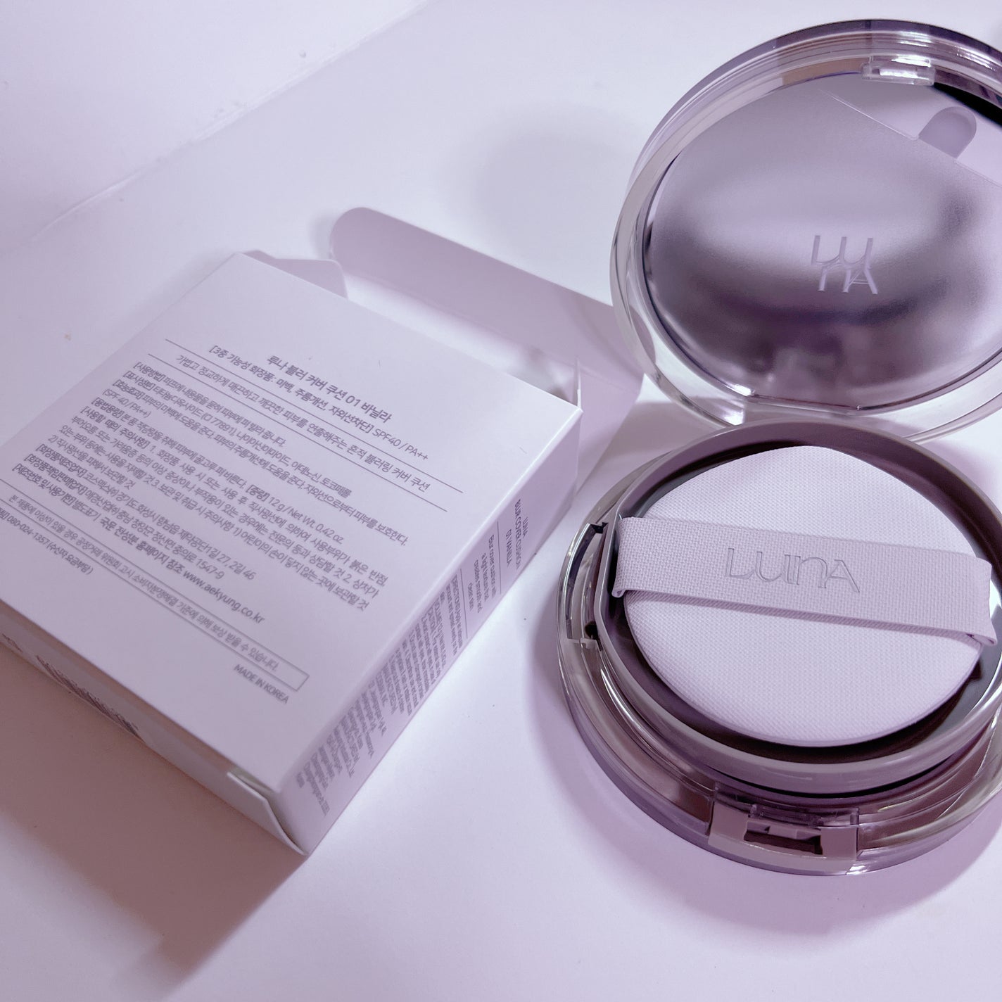 ブラーカバークッション/LUNA/クッションファンデーションを使ったクチコミ(3枚目)