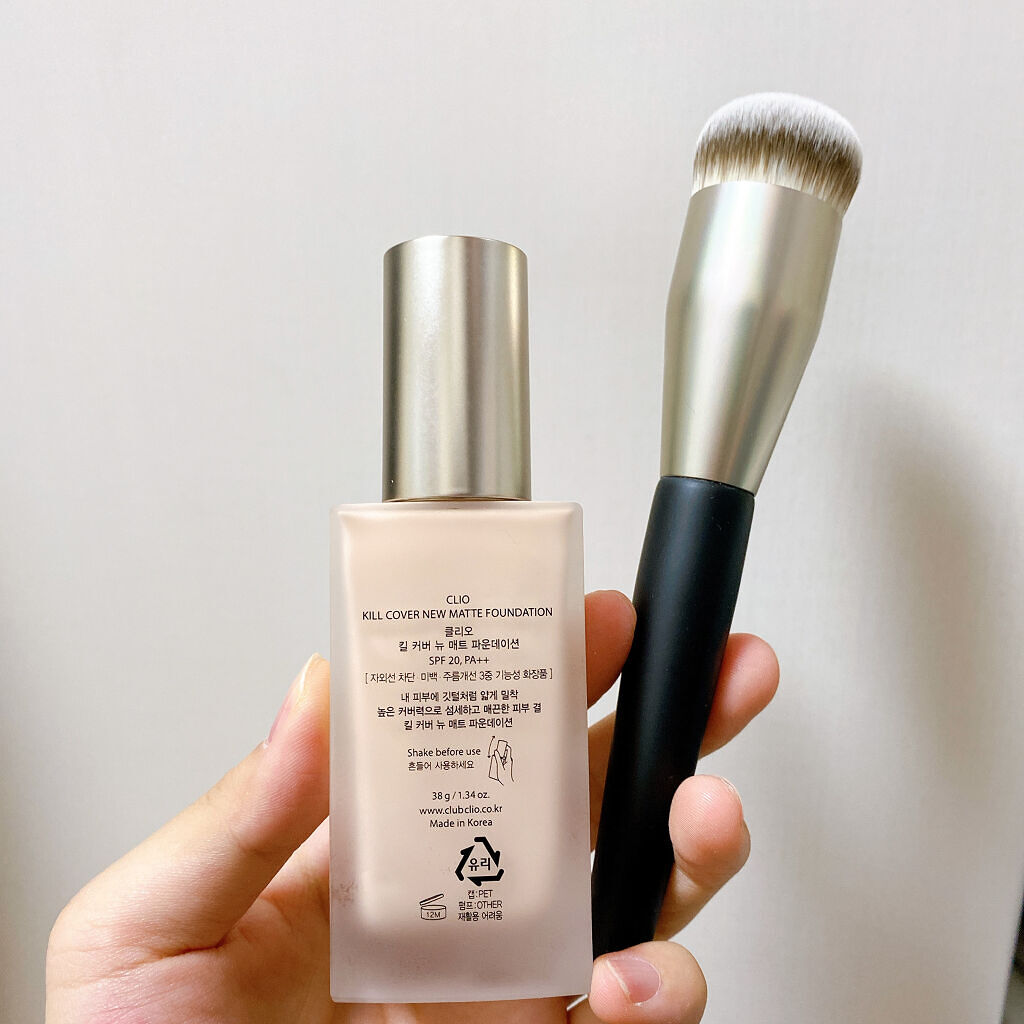 キルカバーニューマットファンデーション/CLIO/リキッドファンデーションを使ったクチコミ（2枚目）