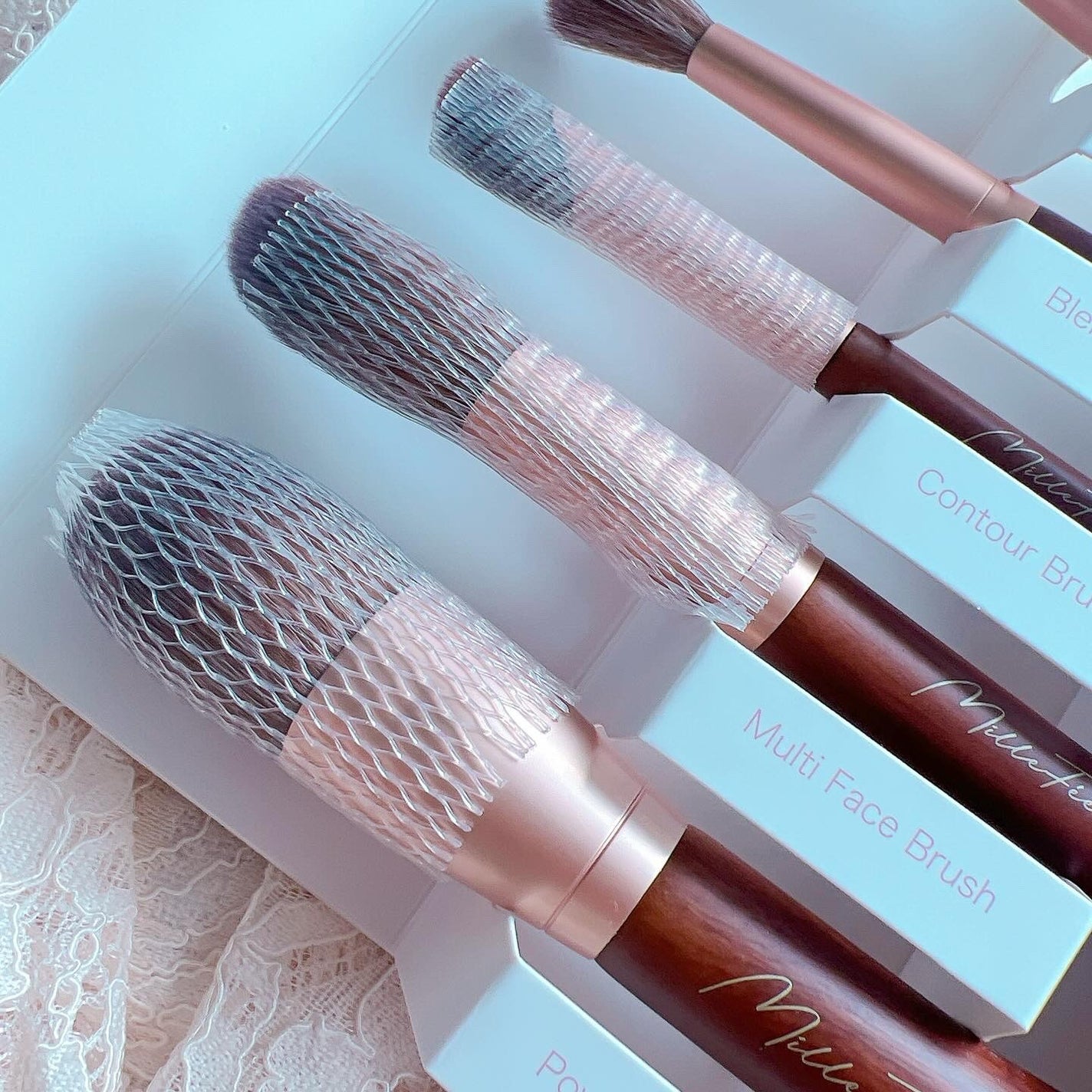 フェアリーメイクアップブラシセット/MilleFée/メイクブラシを使ったクチコミ(2枚目)