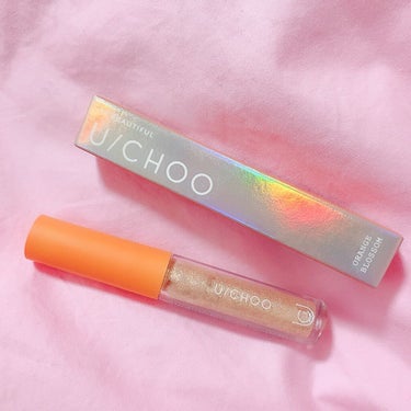 WOW EYE GLITTER ORANGE BLOSSOM/U/CHOO/リキッドアイシャドウを使ったクチコミ（1枚目）