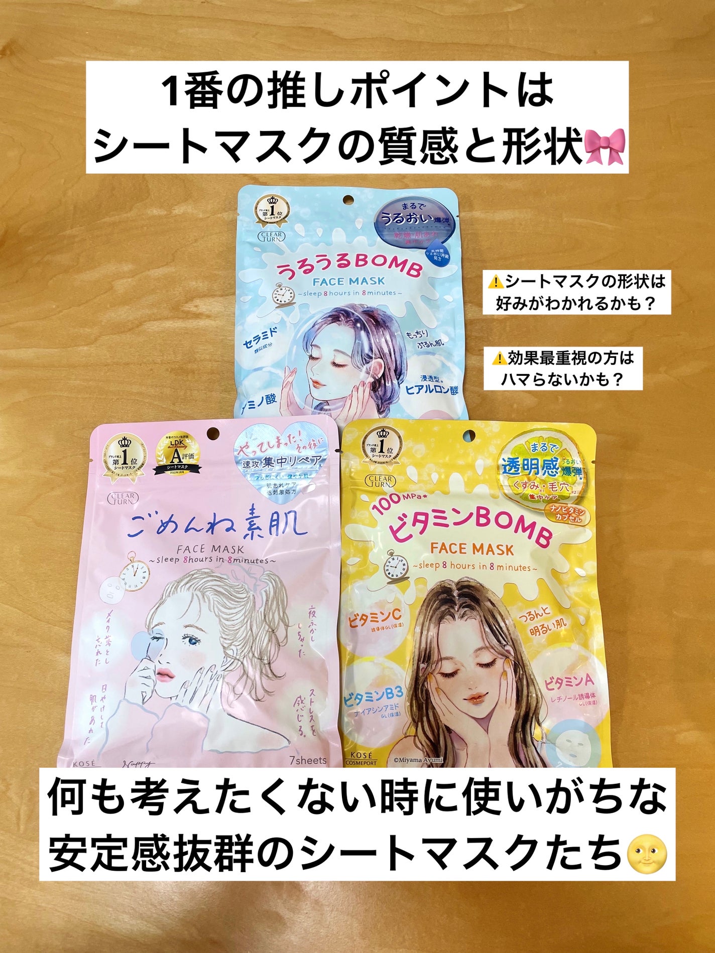 うるうるBOMBマスク/クリアターン/シートマスク・パックを使ったクチコミ(1枚目)