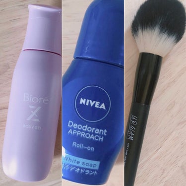 UR GLAM　POWDER BRUSH/U R GLAM/メイクブラシを使ったクチコミ（1枚目）