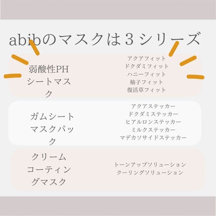 弱酸性pHシートマスク アクアフィット/Abib /シートマスク・パックを使ったクチコミ(2枚目)