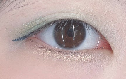 リキッドアイライナーa (TOKYO GIRLS COLLECTION) グリーン/U R GLAM/リキッドアイライナーを使ったクチコミ(1枚目)