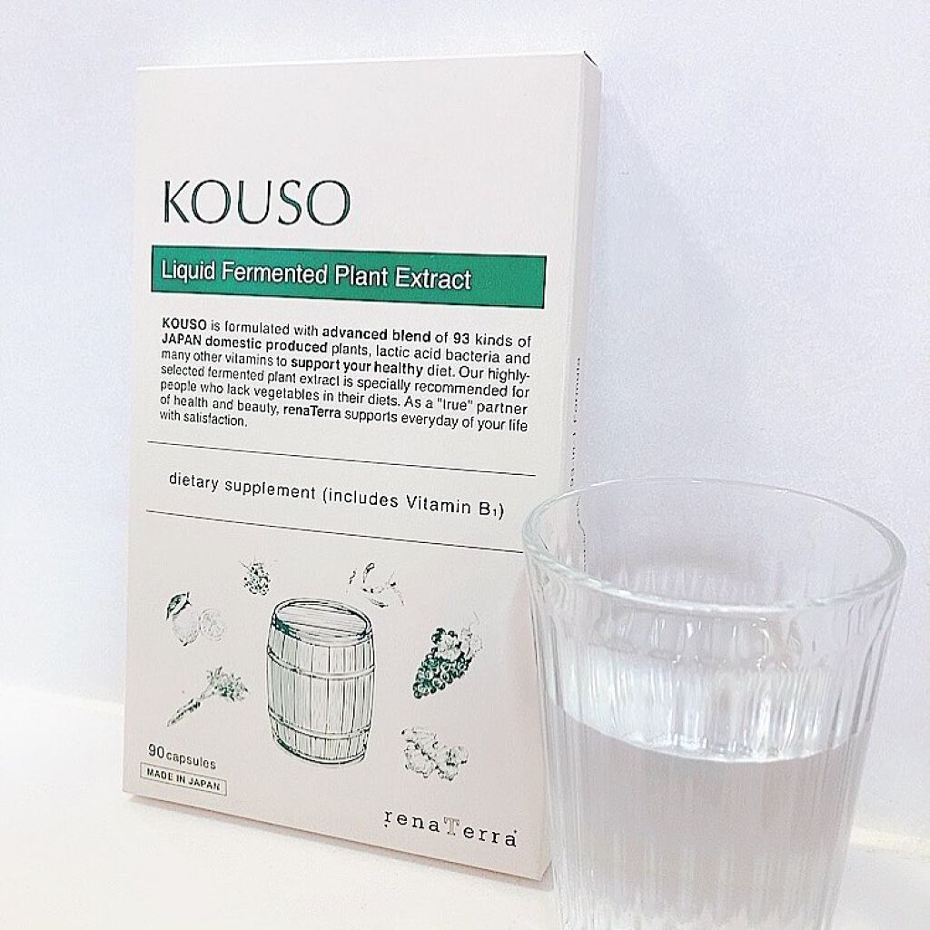 nagomi KOUSO 90粒/renaTerra/健康サプリメントを使ったクチコミ(1枚目)