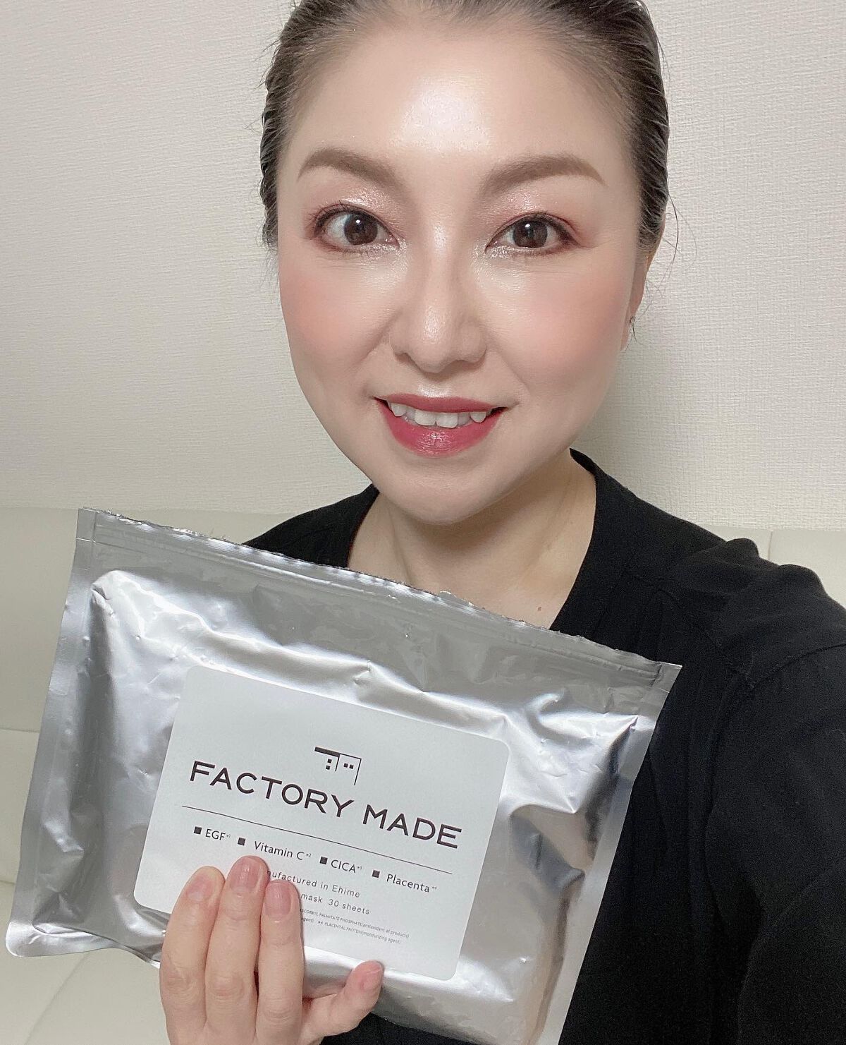 こんにちはぁ🤗✨💕
🗓2022.08.31

FACTORY MADE THE MASK 30P / 2,360円

💟POINT. 1 厳選23種の成分
💙こだわりの7種の保湿&整肌成分
🔹EGF 
🔹OCICA
🔹ビタミ