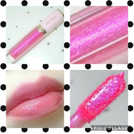 リッチ&ダズリン ハイシャイン スパークリング リップグロス/Too Faced/リップグロスを使ったクチコミ(2枚目)