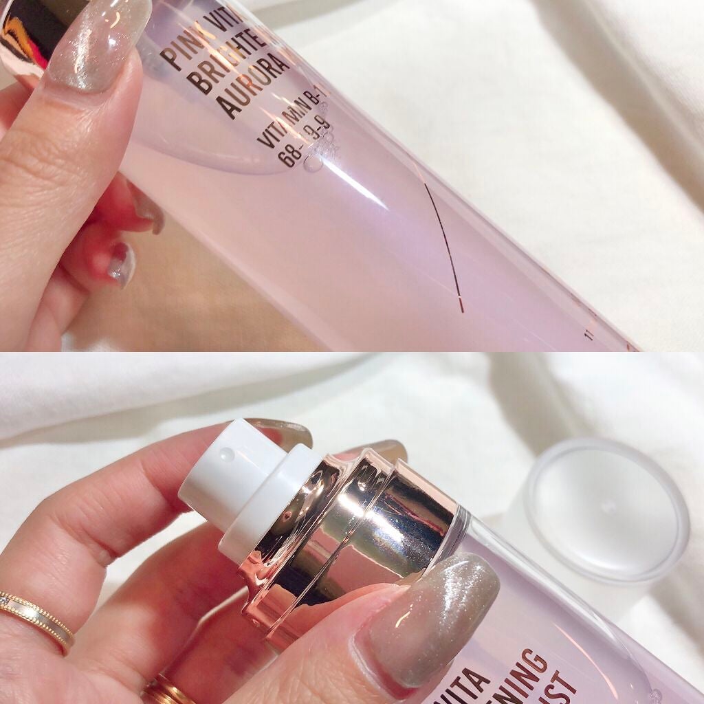 ピンクビタブライトニングオーロラミスト/SUR.MEDIC/ミスト状化粧水を使ったクチコミ(9枚目)