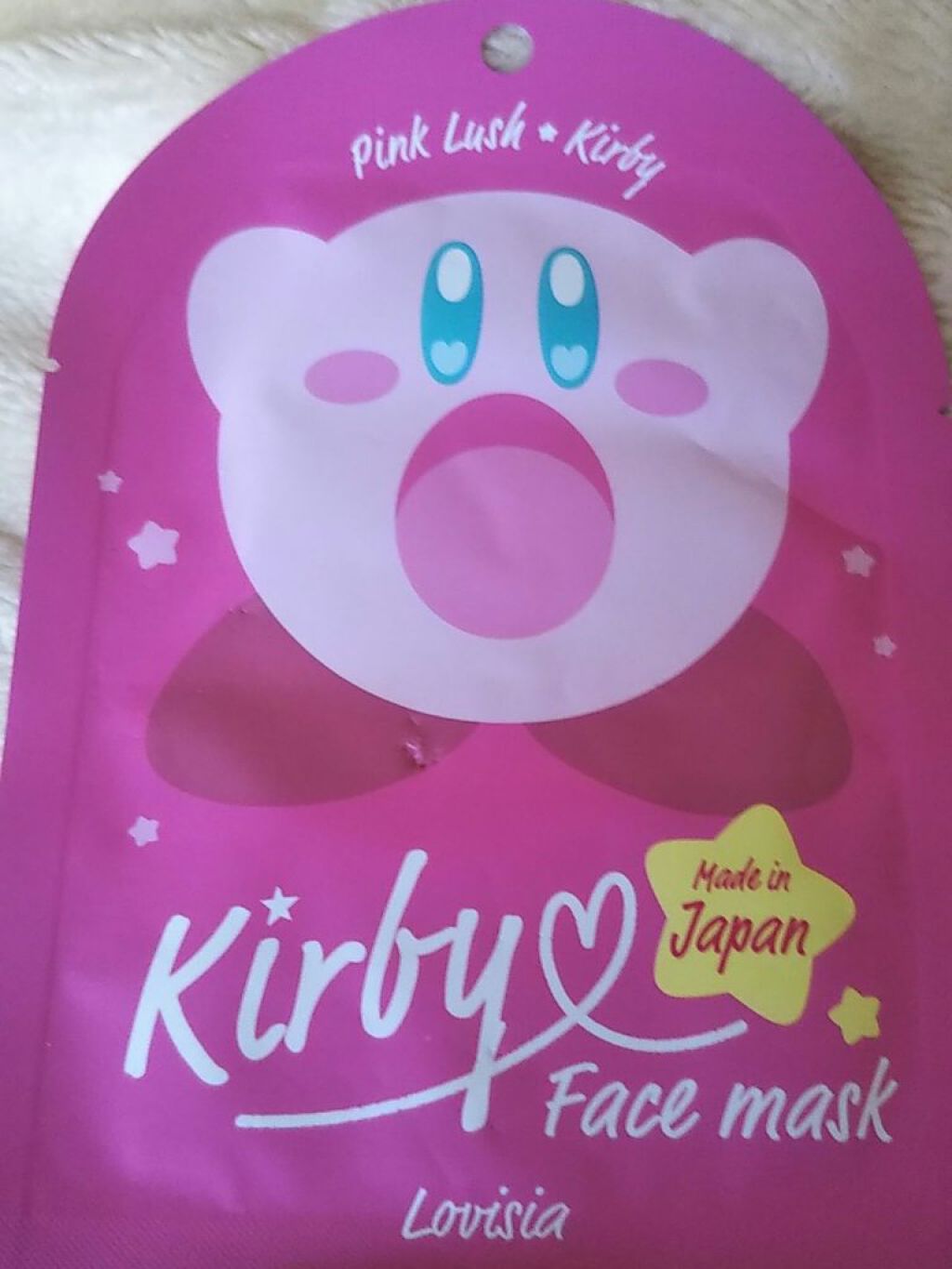 星のカービィフェイスマスク/ラヴィジア/シートマスク・パックを使ったクチコミ(1枚目)