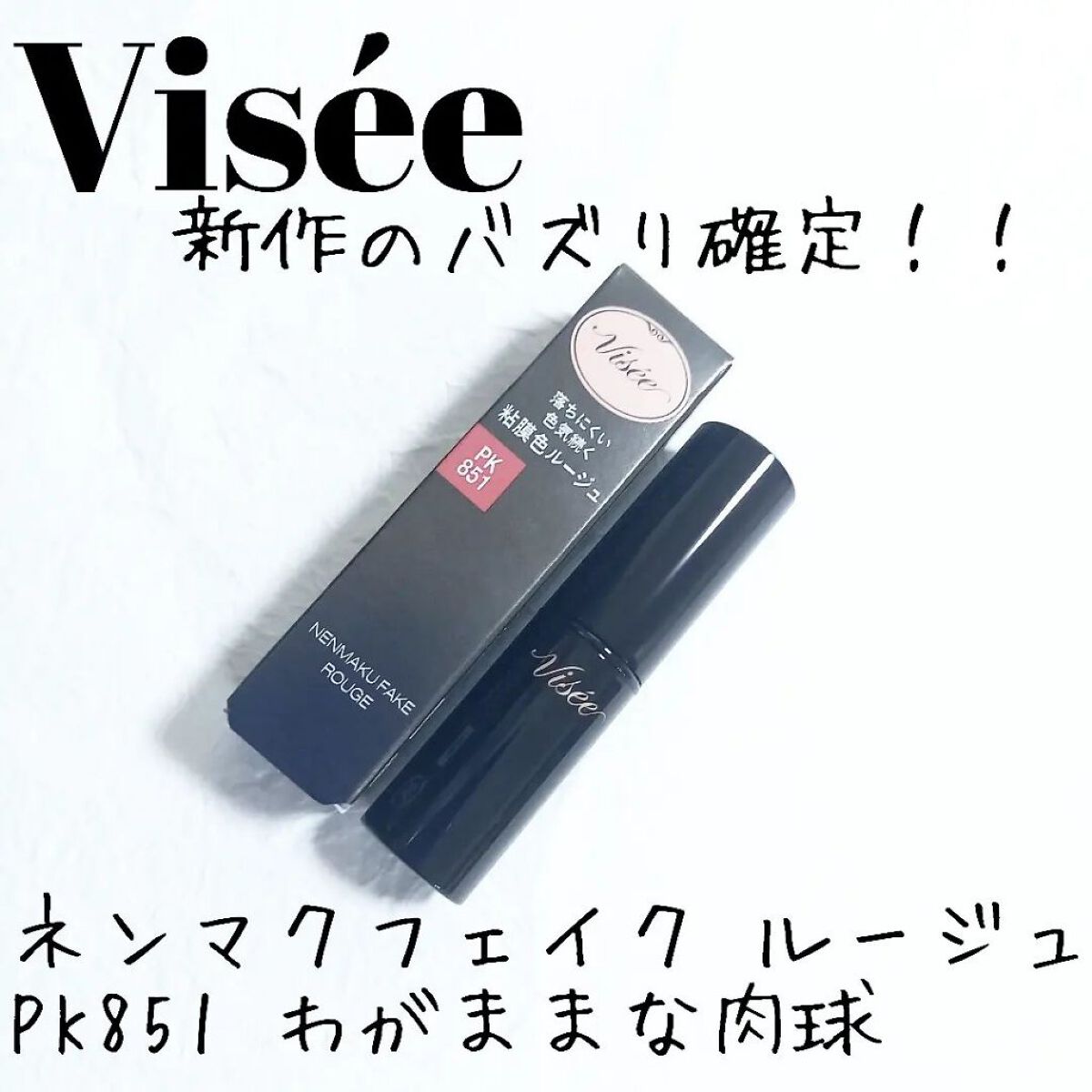 ネンマクフェイク ルージュ/Visée/口紅を使ったクチコミ（2枚目）