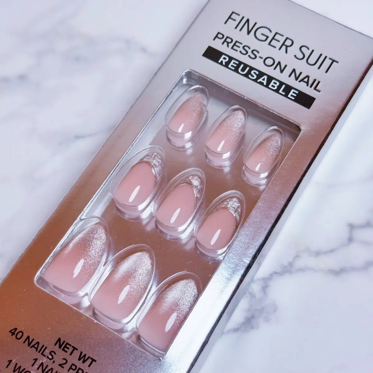 ネイルチップ(シールタイプ)/FINGER SUIT/ネイルチップ・パーツを使ったクチコミ（3枚目）