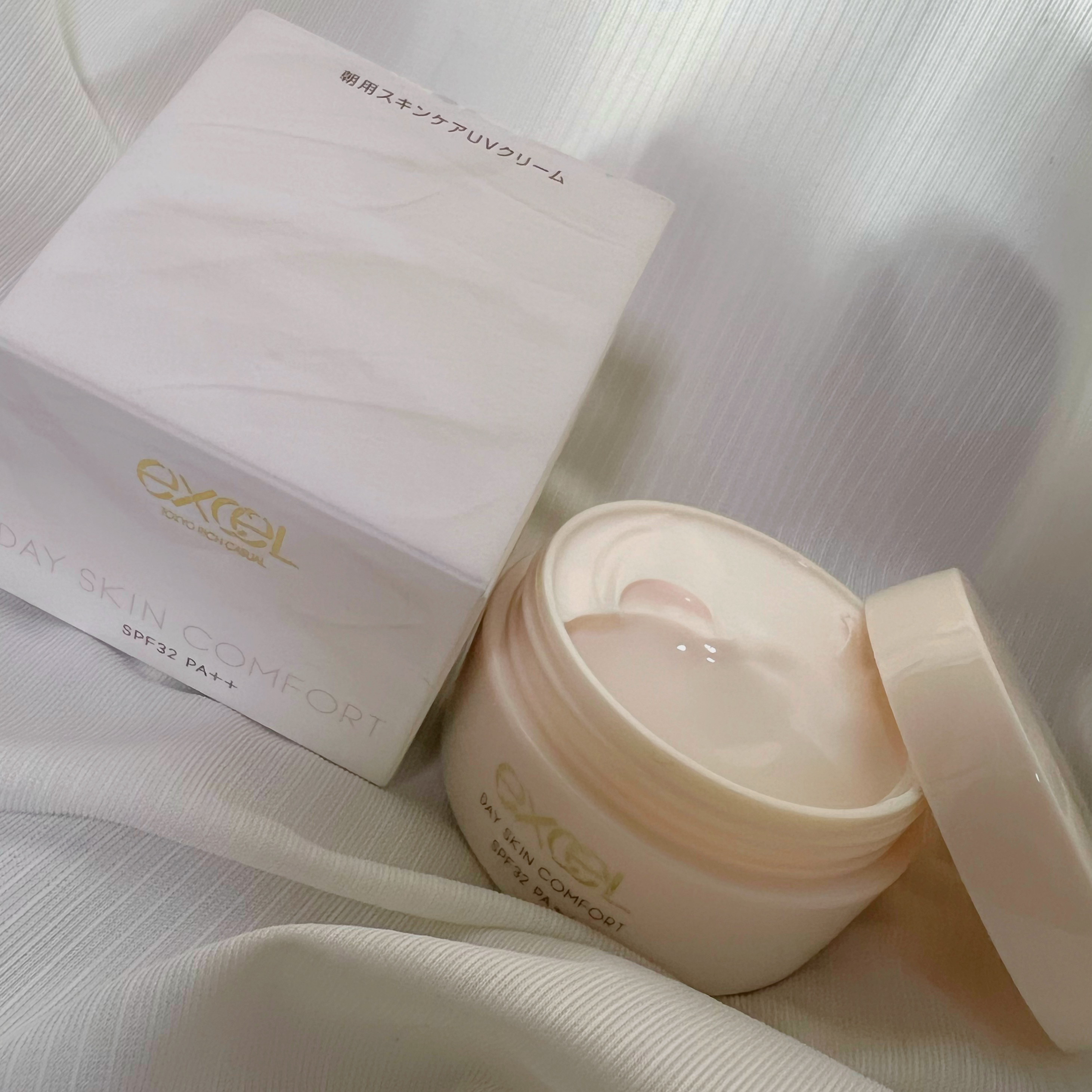 デイスキンコンフォート/excel/フェイスクリームを使ったクチコミ（1枚目）