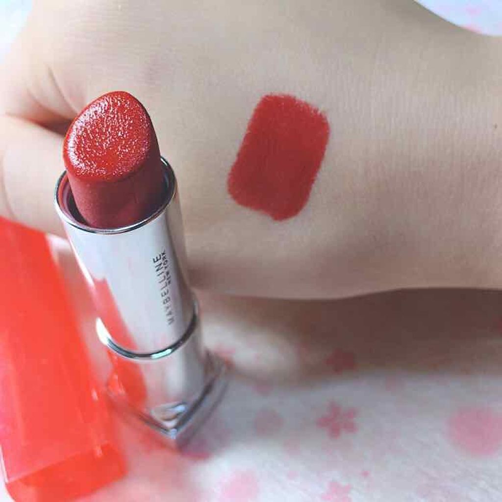 カラーセンセーショナル リップスティック A /MAYBELLINE NEW YORK/口紅を使ったクチコミ（1枚目）