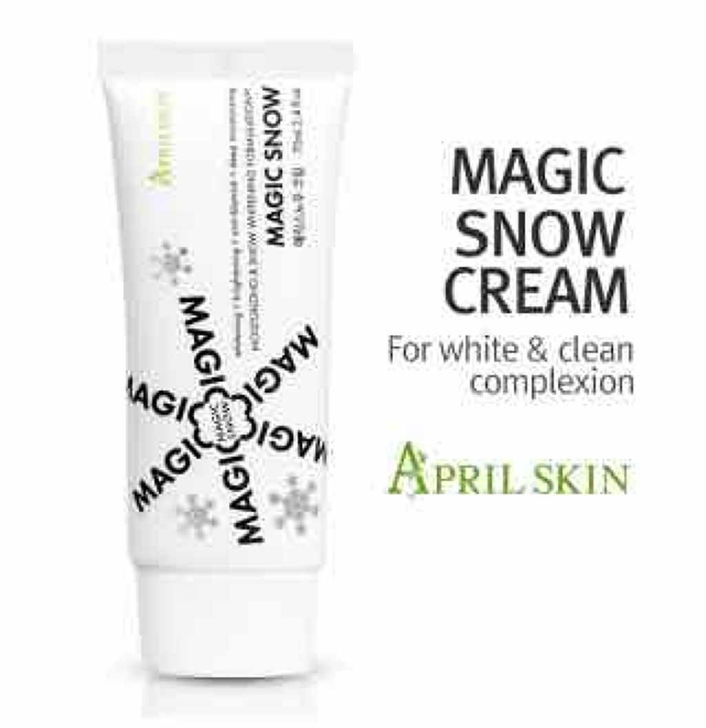 MAGIC SNOW CREAM/APRILSKIN/フェイスクリームを使ったクチコミ(1枚目)