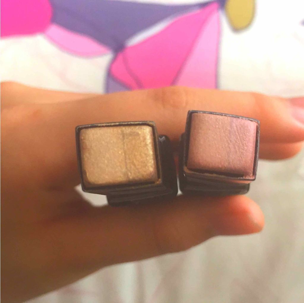 トーンオントーンアイシャドウ GD-1 スパークリング ゴールド/MAYBELLINE NEW YORK/スティックアイシャドウを使ったクチコミ（2枚目）