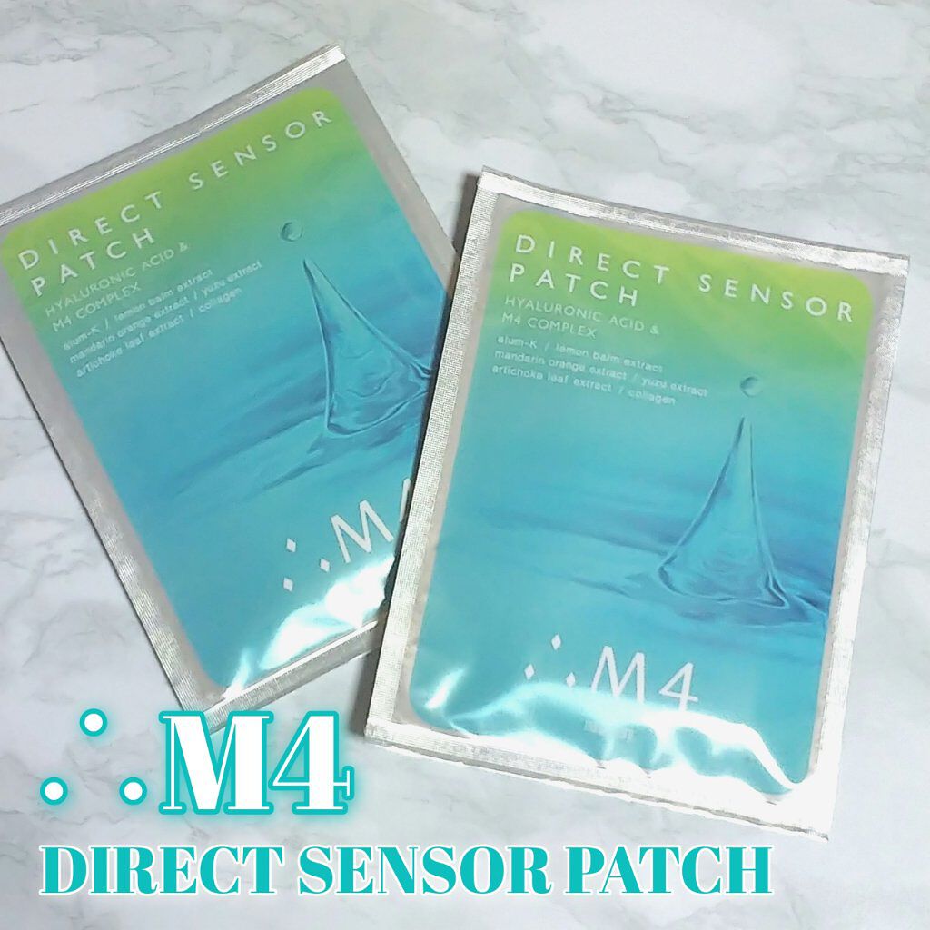 ダイレクトセンサーパッチ/∴M4/シートマスク・パックを使ったクチコミ（1枚目）