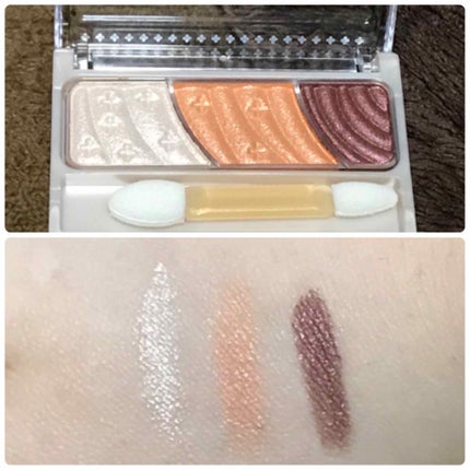 トーンアップアイシャドウ/CEZANNE/アイシャドウパレットを使ったクチコミ(2枚目)