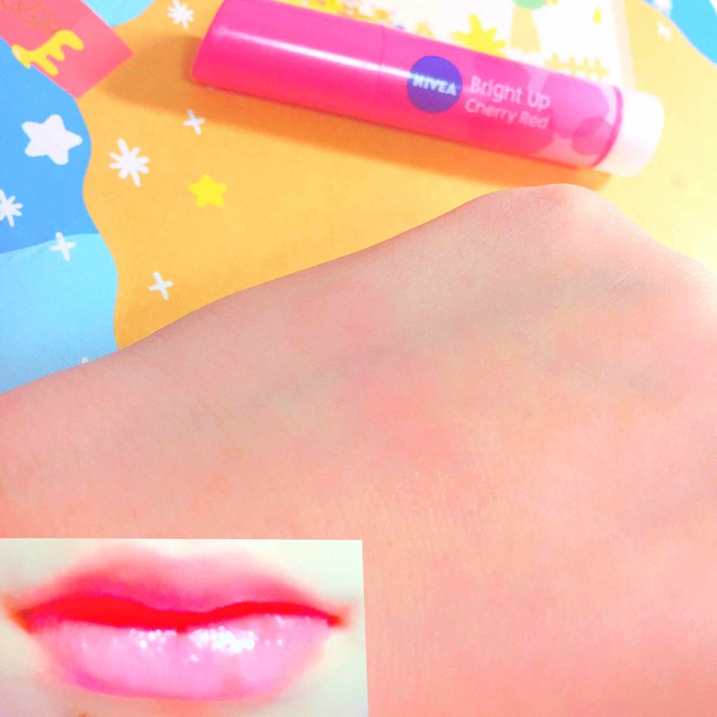 モイストピュアカラーリップ/ニベア/リップクリームを使ったクチコミ(2枚目)