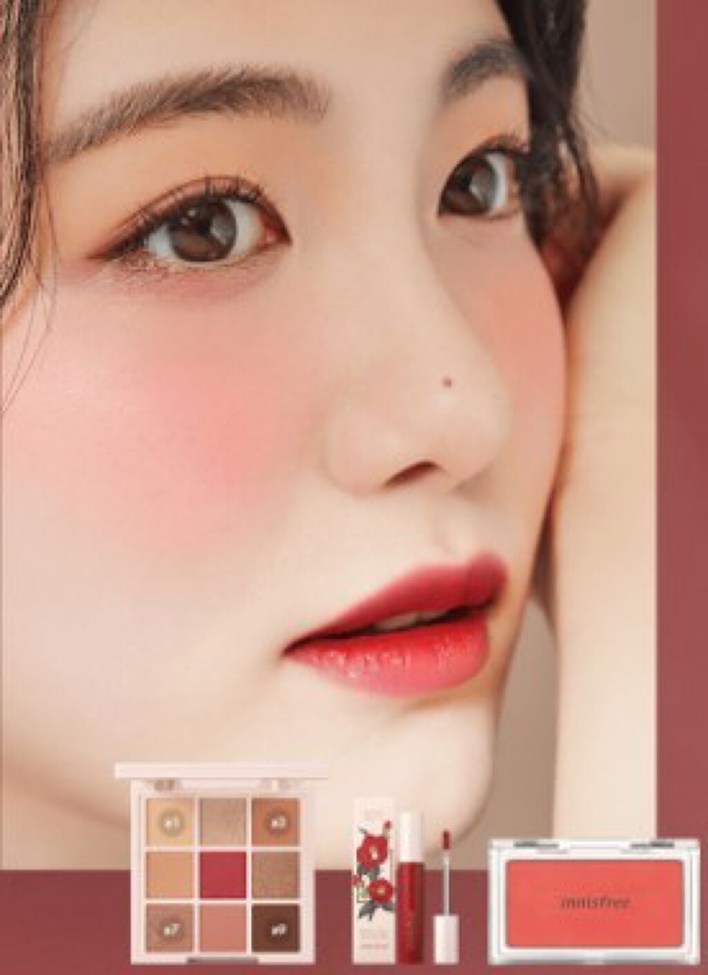 カメリア アイパレット/innisfree/アイシャドウパレットを使ったクチコミ(1枚目)