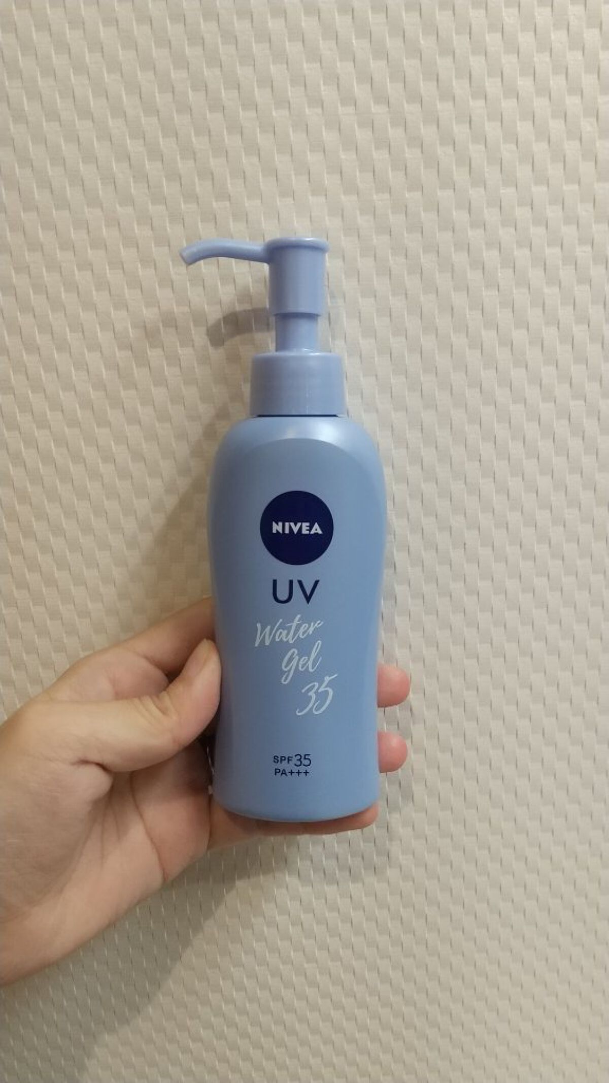 ニベアUV ウォータージェル SPF35 ポンプ140g/ニベア/日焼け止めジェルを使ったクチコミ（1枚目）