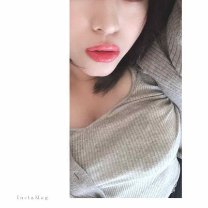 ルージュ アンリミテッド ラッカーシャイン<2019年クリスマスコフレ限定>/shu uemura/口紅を使ったクチコミ(4枚目)