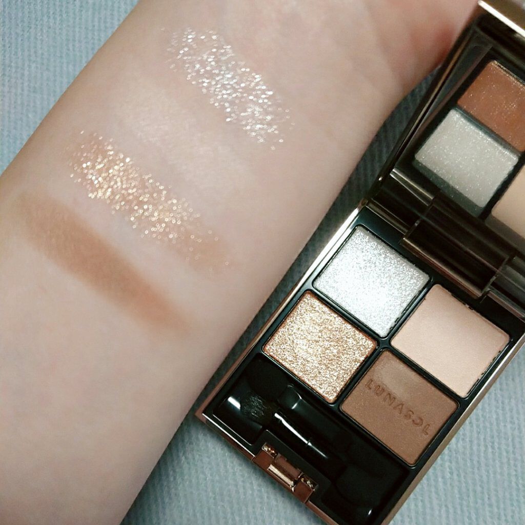 アイカラーレーション EX12 Flawless Clarity（限定発売）/LUNASOL/アイシャドウパレットを使ったクチコミ（2枚目）